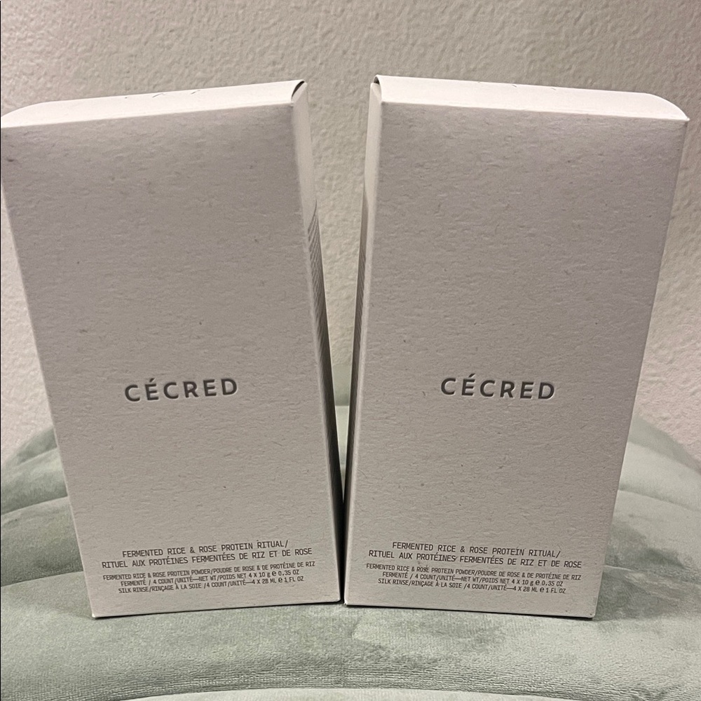x2 Cecred Fermented Rice & Rose Protein Ritual (two NIB)